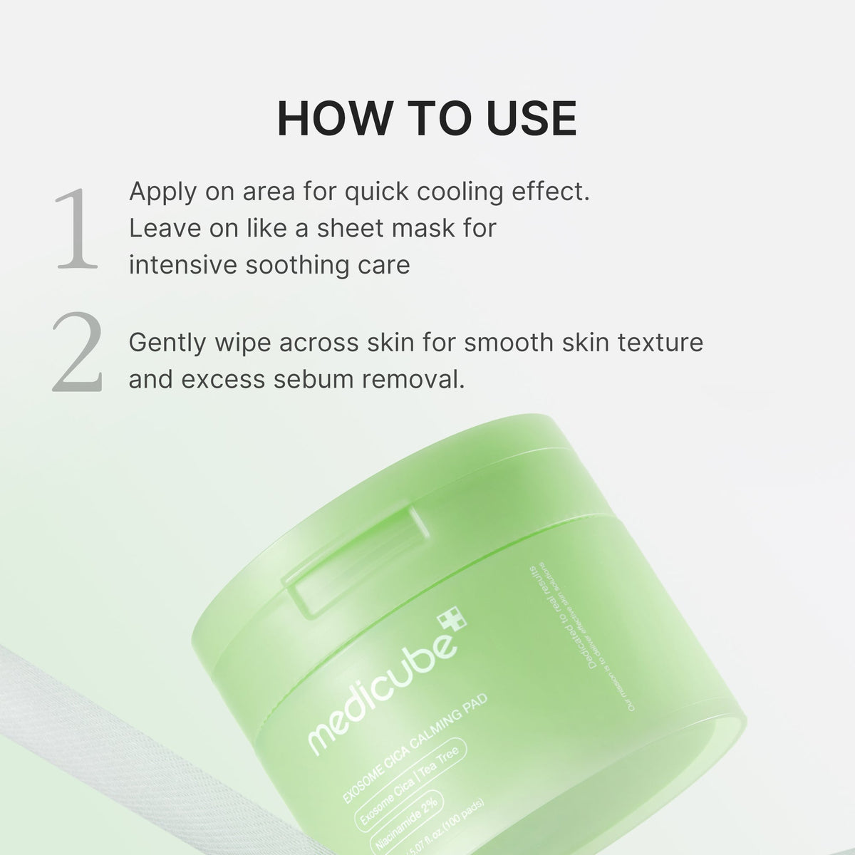 [GIFT] Exosome Cica Calming Toner Pads - medicube.us