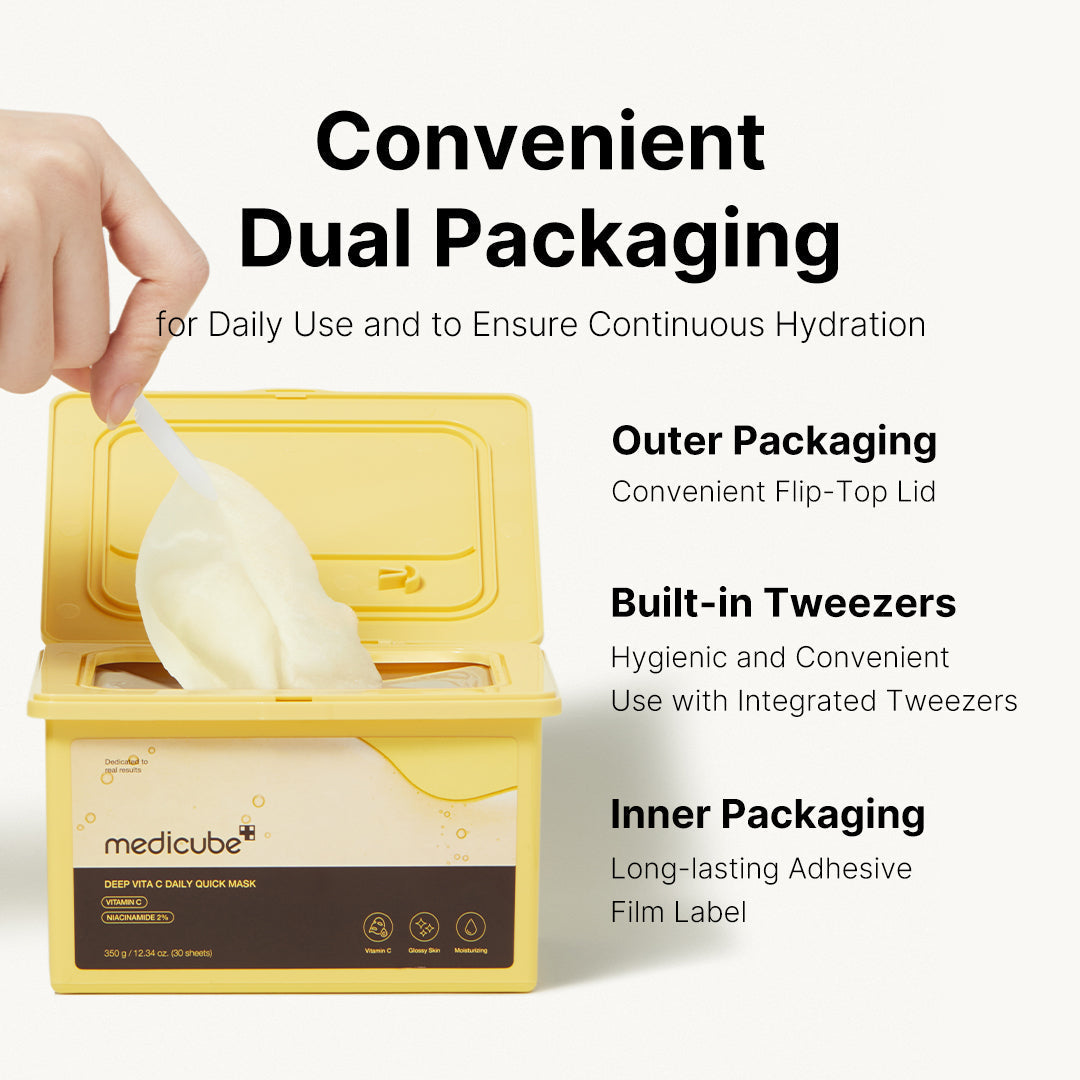 [Subscr.] Deep Vita C Daily Quick Masks - medicube.us