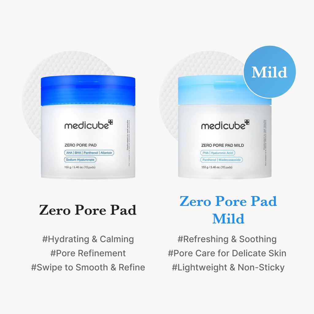 [Subscr.] Zero Pore Madecassoside Pads (Mild) - medicube.us