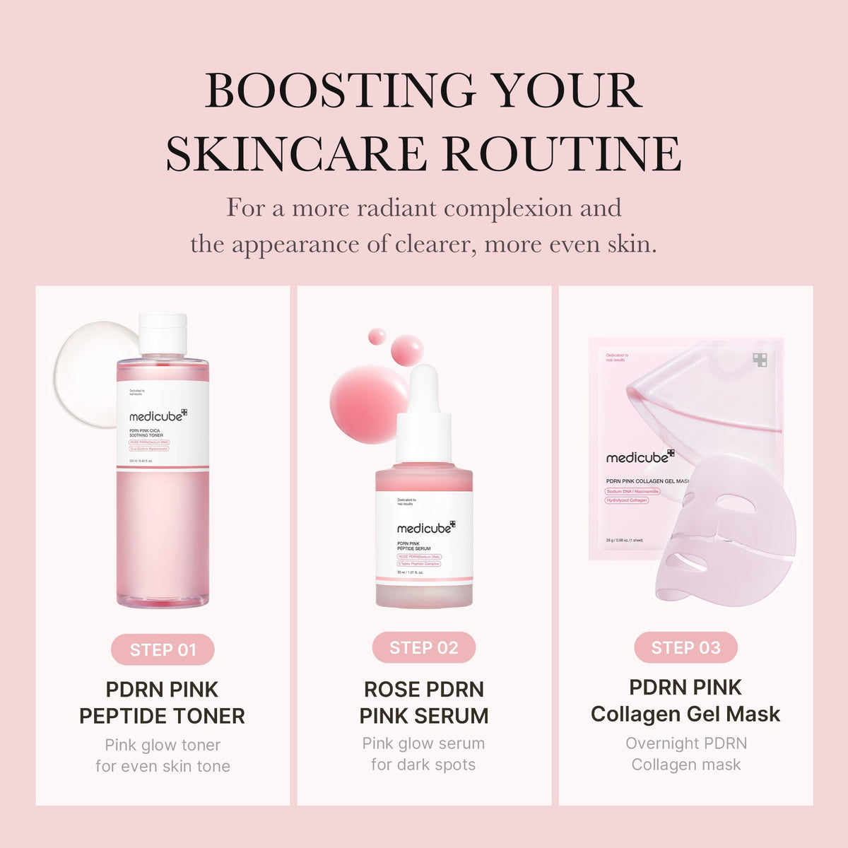 PDRN Pink Peptide Toner - medicube.us